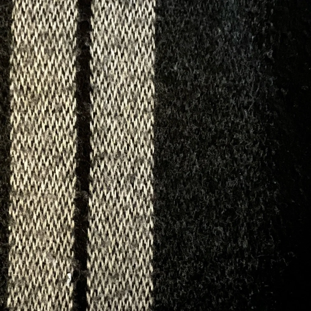 Elegant Black and Gray Men's Scarf